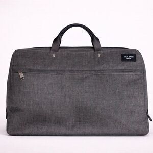 Jack Spade New York Grey Laptop Briefcase | Canvas Work Bag 16”